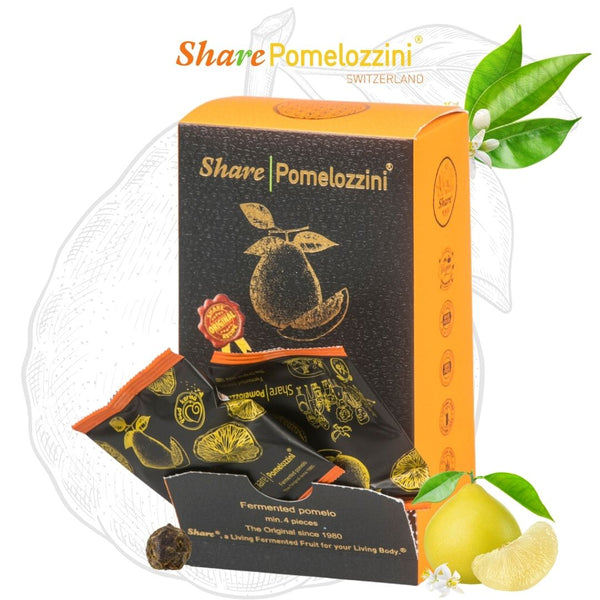 Share-Pomelozzini® Fermented Pomelo (32g, 4 Pieces)